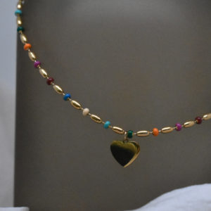 Colgante Corazón Multicolor