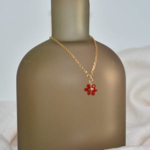 Colgante Flor Roja