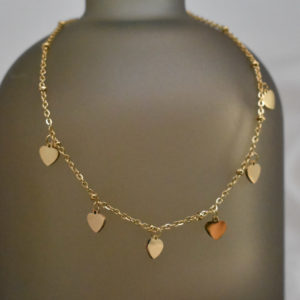Colgante 6 Corazones Medium