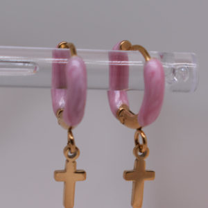 Aros Pink Cruz