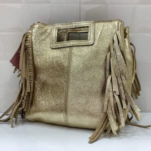 Bolso Metalizado Flecos