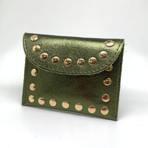 Cartera Tachuelas Verde