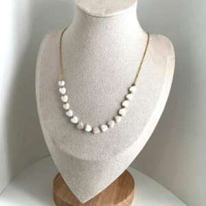 Colgante Corazones Blancos