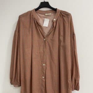 Camisa Cuadros Naranja