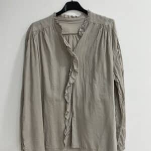 Camisa Chorrera Gris Claro