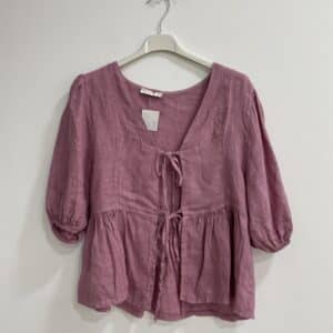 Camisa Lazos Malva
