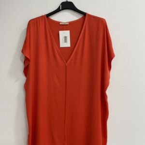 Camisa Naranja Ribete